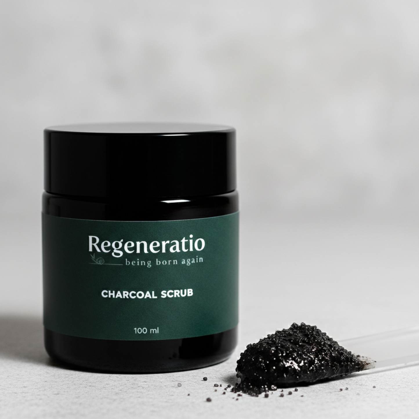 Regeneratio charcoal face scrub for acne-prone and combination skin