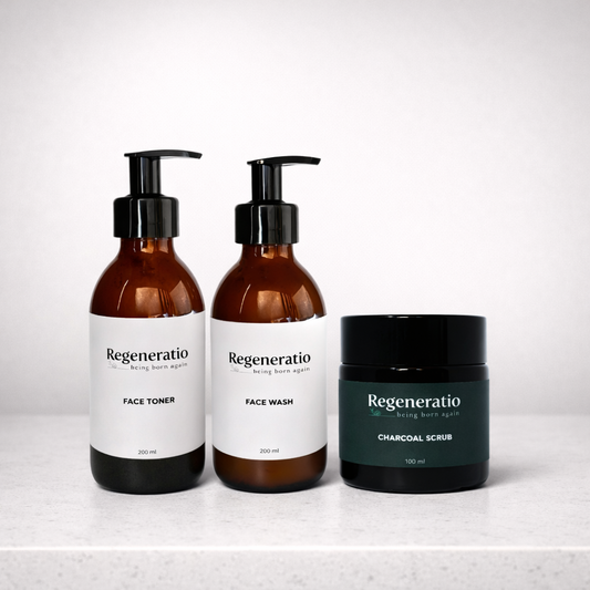 Regeneratio Acne Clear skincare starter kit for acne-prone skin
