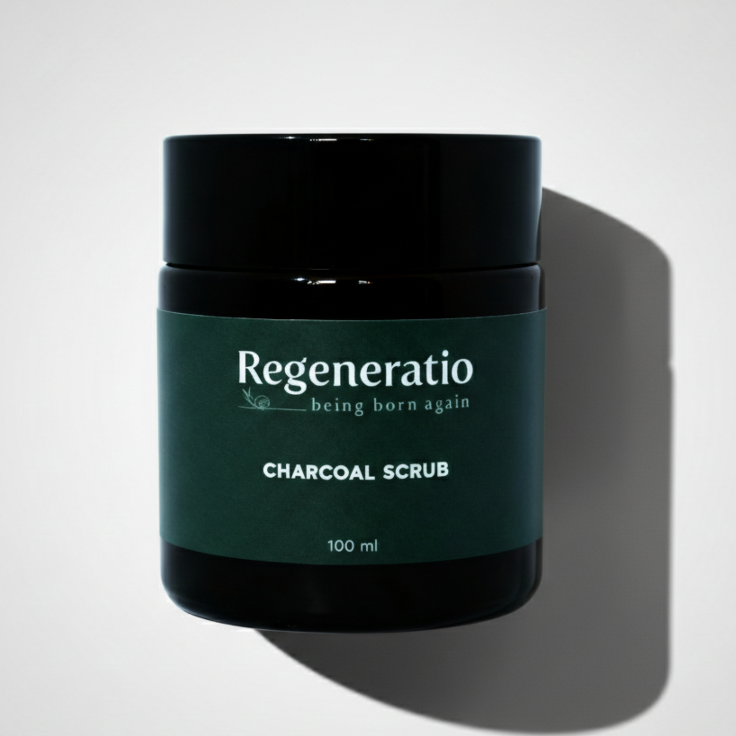 Regeneratio charcoal face scrub for exfoliating and smoother-looking skin