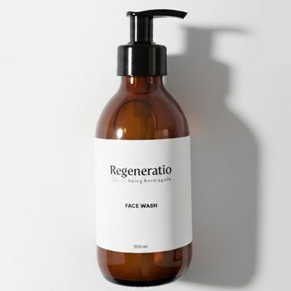 Regeneratio face wash cleanser for natural daily skincare