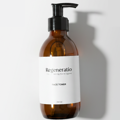 Regeneratio face toner bottle for hydrating and balancing skincare