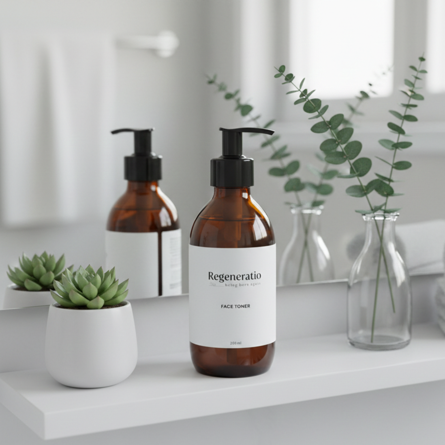 Regeneratio hydrating face toner with rose water and snail mucin