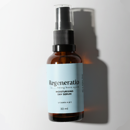 Regeneratio moisturising day serum with snail mucin for glowing-looking skin