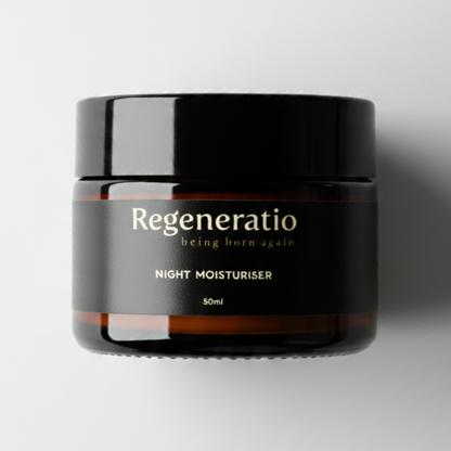 Regeneratio night moisturiser with snail mucin for dry and sensitive-feeling skin